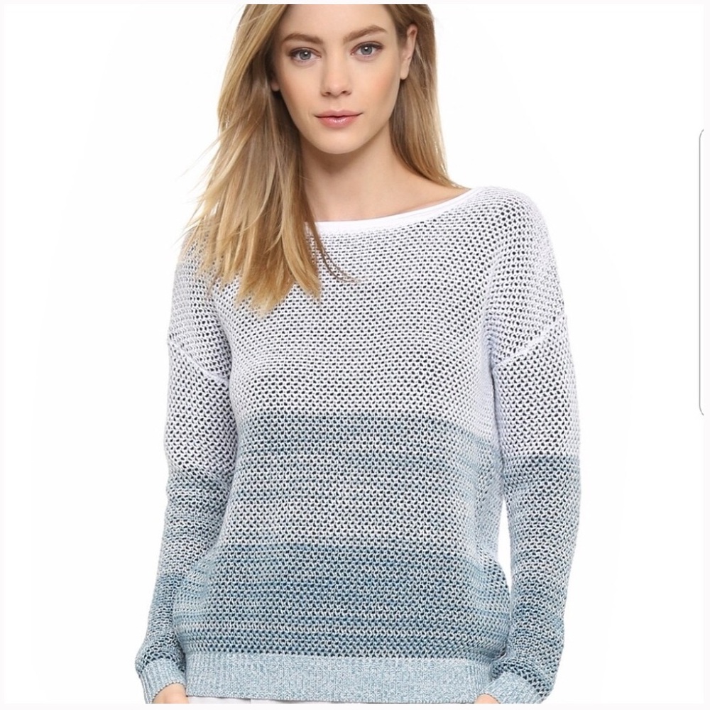 Vince Ombré Drop Shoulder Sweater SZ S